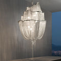 Entrance Aluminum Chain Chandelier