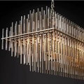 Vintage Luxurious Metal Chandelier