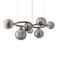 Modern Smoke Gray Chandelier