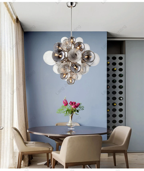 Two-color Bubble Ball Chandelier