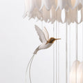 Ceramic Bird/Tulip Pendant Light