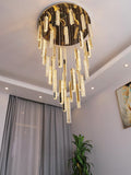 Three-sided Crystal Staircase Light
