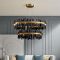 Modern Mountain Peak Chandelier