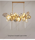 Modern Wine Glass Chandelier
